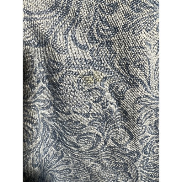 Vintage LIM'S Women's Bomber Jacket 80s Denim Patchwork Embellished Art-to-Wear - Picture 11 of 11